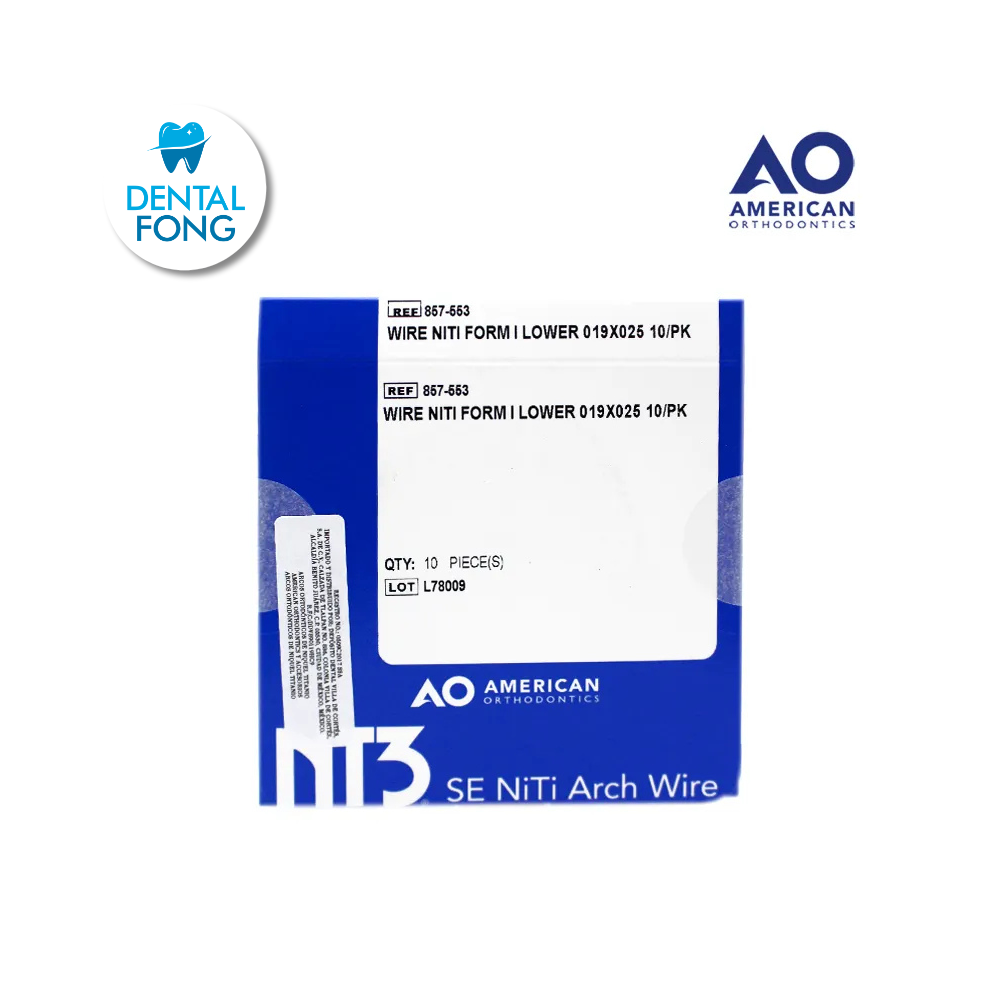 ARCO NITI .019 X .025 INFERIOR PK CON 10