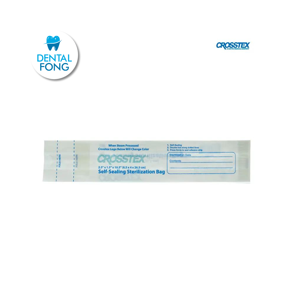 BOLSA PARA ESTERILIZACION DE PAPEL 2.5X1.5X10.5