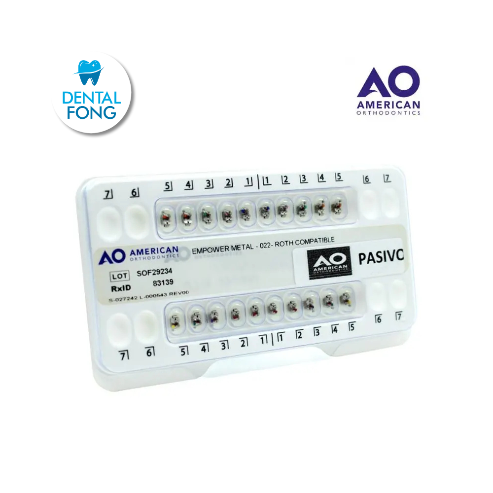 BRACKETS AUTOLIGADO EMPOWER .022 JGO PASIVO ROTH