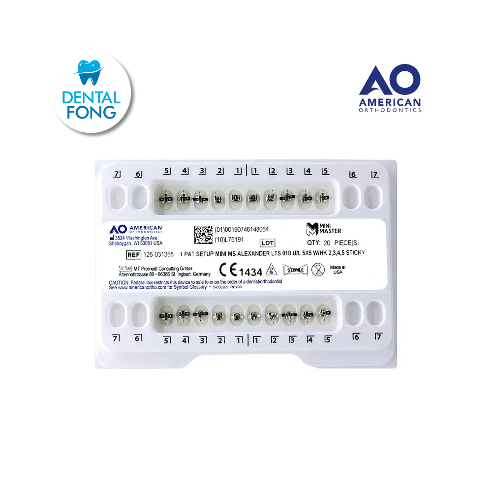 BRACKETS MINI ALEXANDER .018 JGO.