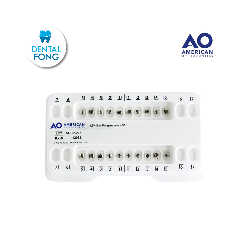 BRACKETS MINI BIO-PROGRESIVA (RICKET) .018 JGO.