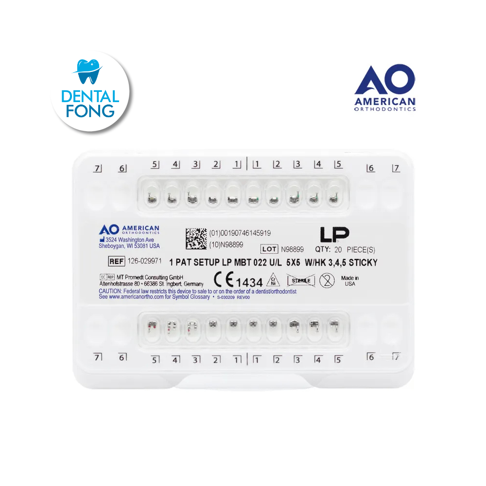 BRACKETS PERFIL BAJO JGO. .022 (MBT)