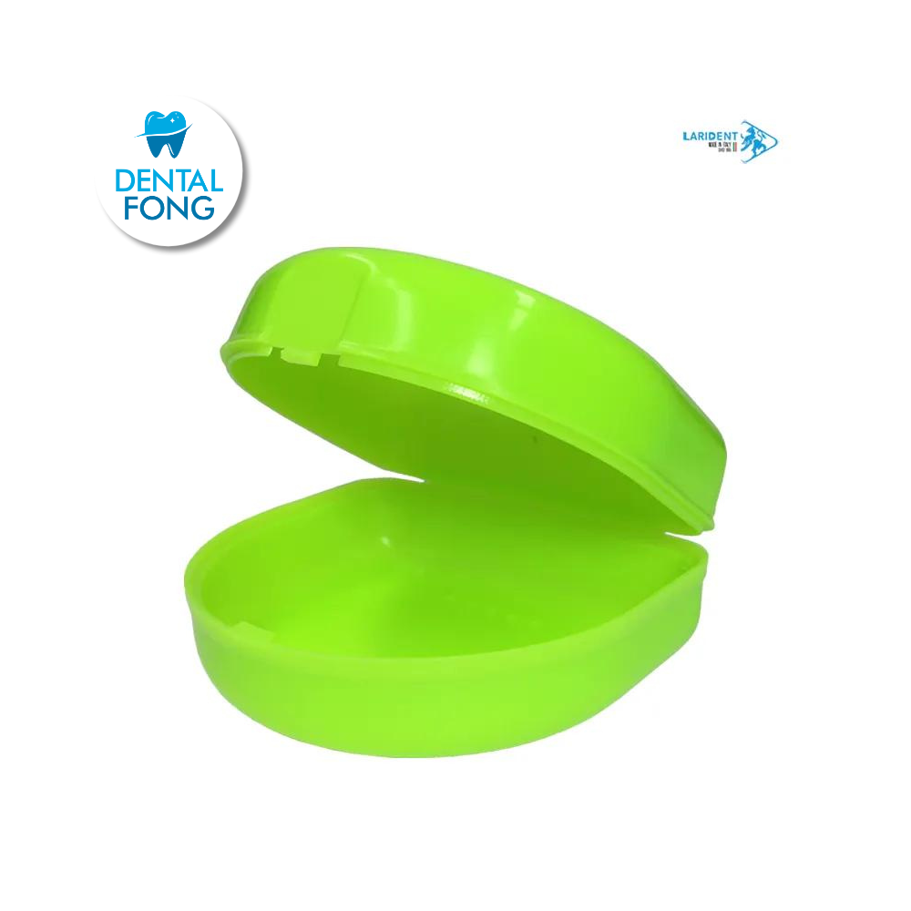 CAJA ORTHO PLATICO SIN CORDON LARIDENT ITALY VERDE LIMON