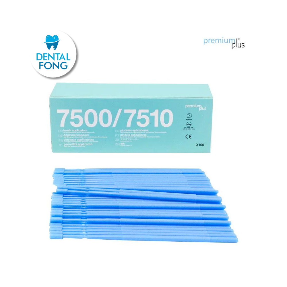 CEPILLOS APLICADORES AZULES CON 100