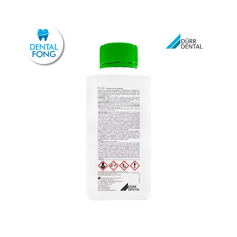 DESINFECTANTE FD 300 DE SUPERFICIE 1LT PARA 50LTS