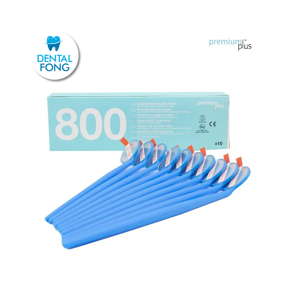 ESPEJO DENTAL DESECHABLE CON 10 PREMIUM