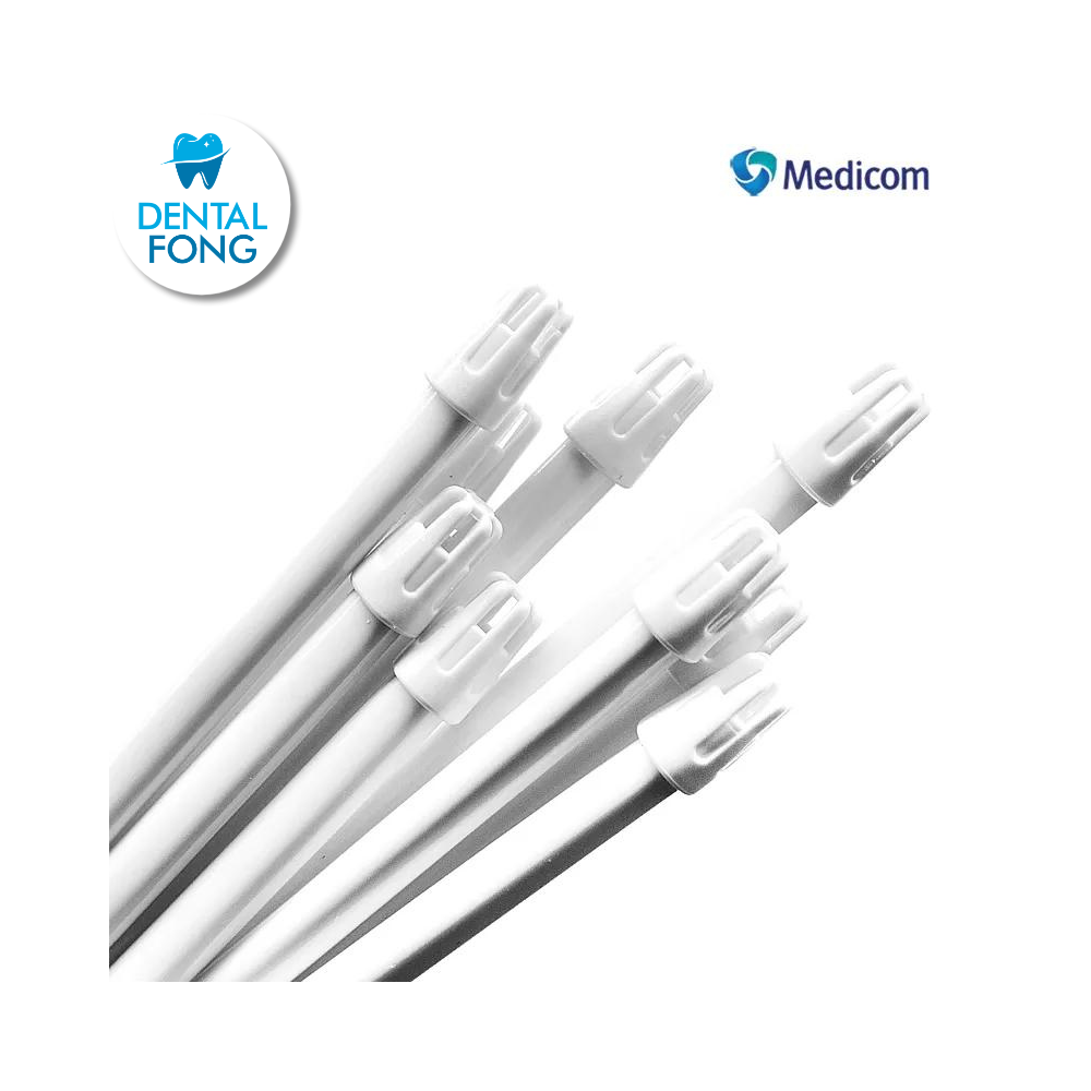 EYECTORES DESECHABLES CON 100 MEDICOM BLANCO CON BLANCO