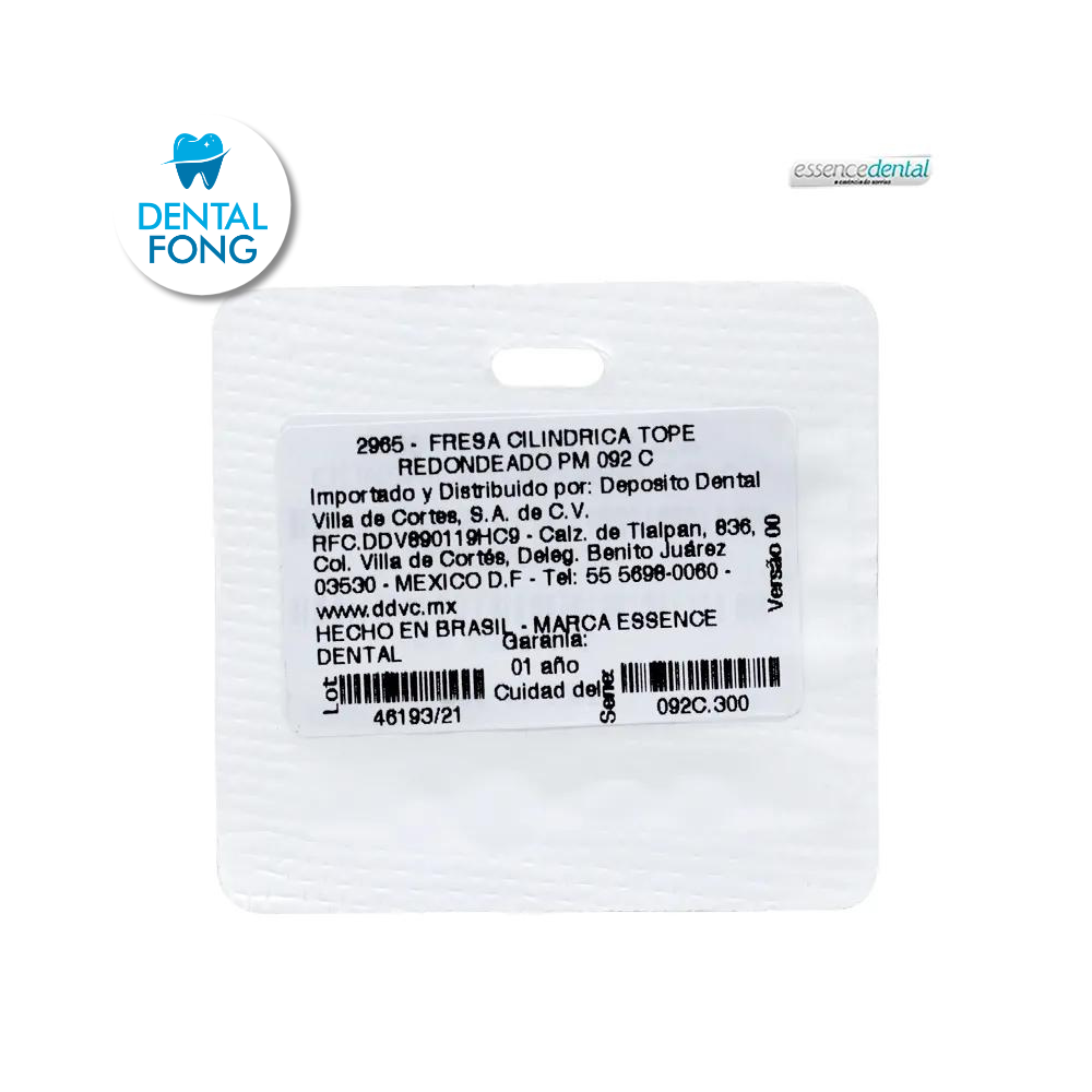 FRESA HP CILINDRICA TOPE REDONDEADO PM 92C/G (881-029C) ESSENCE