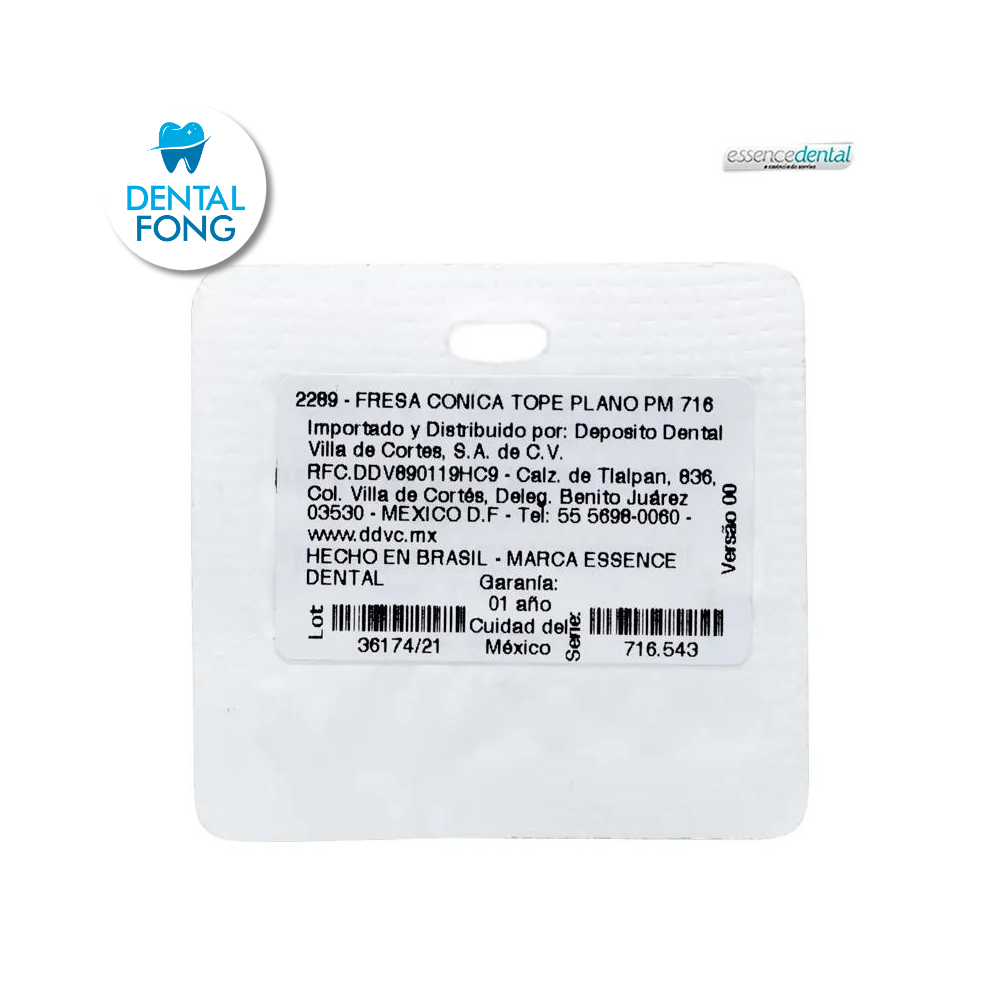 FRESA HP CONICA TOPE PLANO PM 716 (848-029) ESSENCE