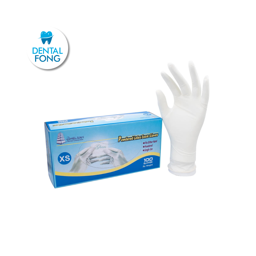 GUANTES DE LATEX EXTRA CHICO CON 100 PIEZAS ANELSAM