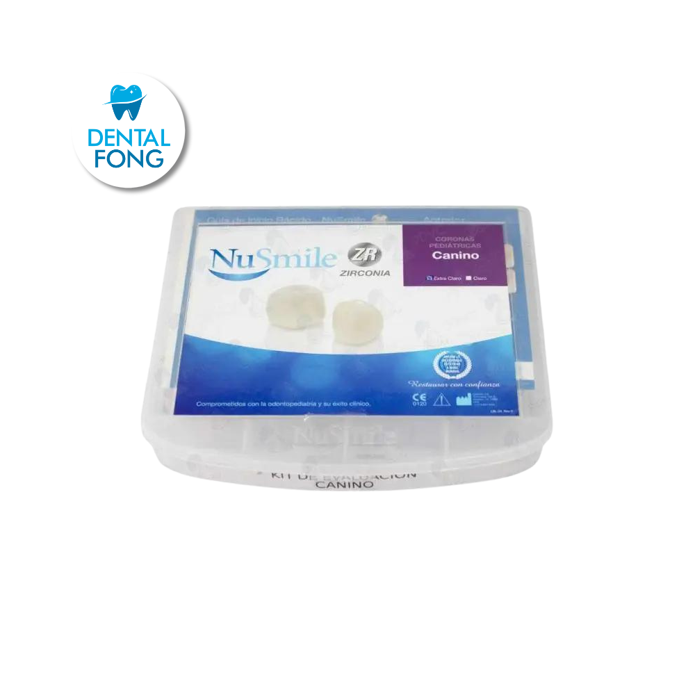 KIT DE EVALUACION CORONAS ZR CANINO CON 16 (EXTRA-CLARO)