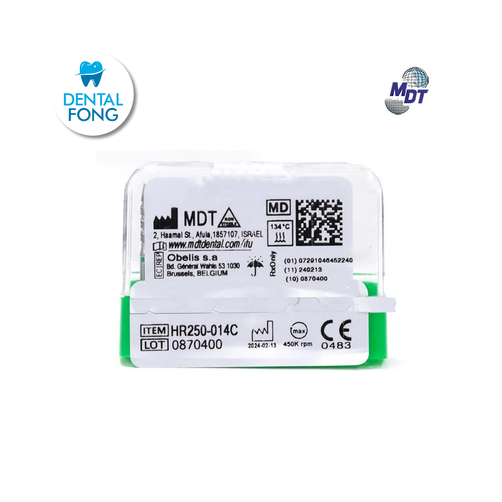 KIT DE FRESAS TURBO 250-014C CON 5 FRESAS MDT