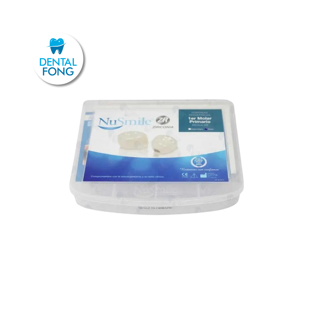 KIT DE INICIO CORONAS ZR 1er. MOLAR PRIMARIO CON 40 (CLARO)