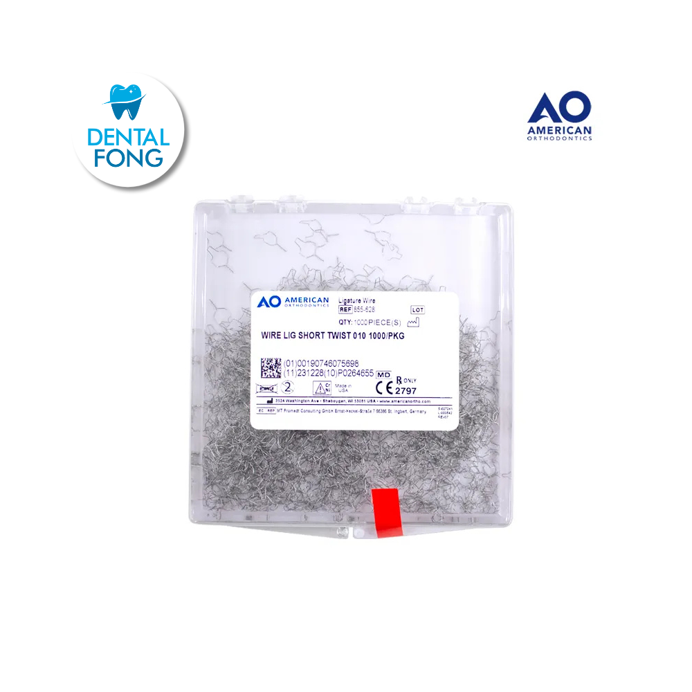 LIGADURA PREFORMADA CORTA .010 CON 1000