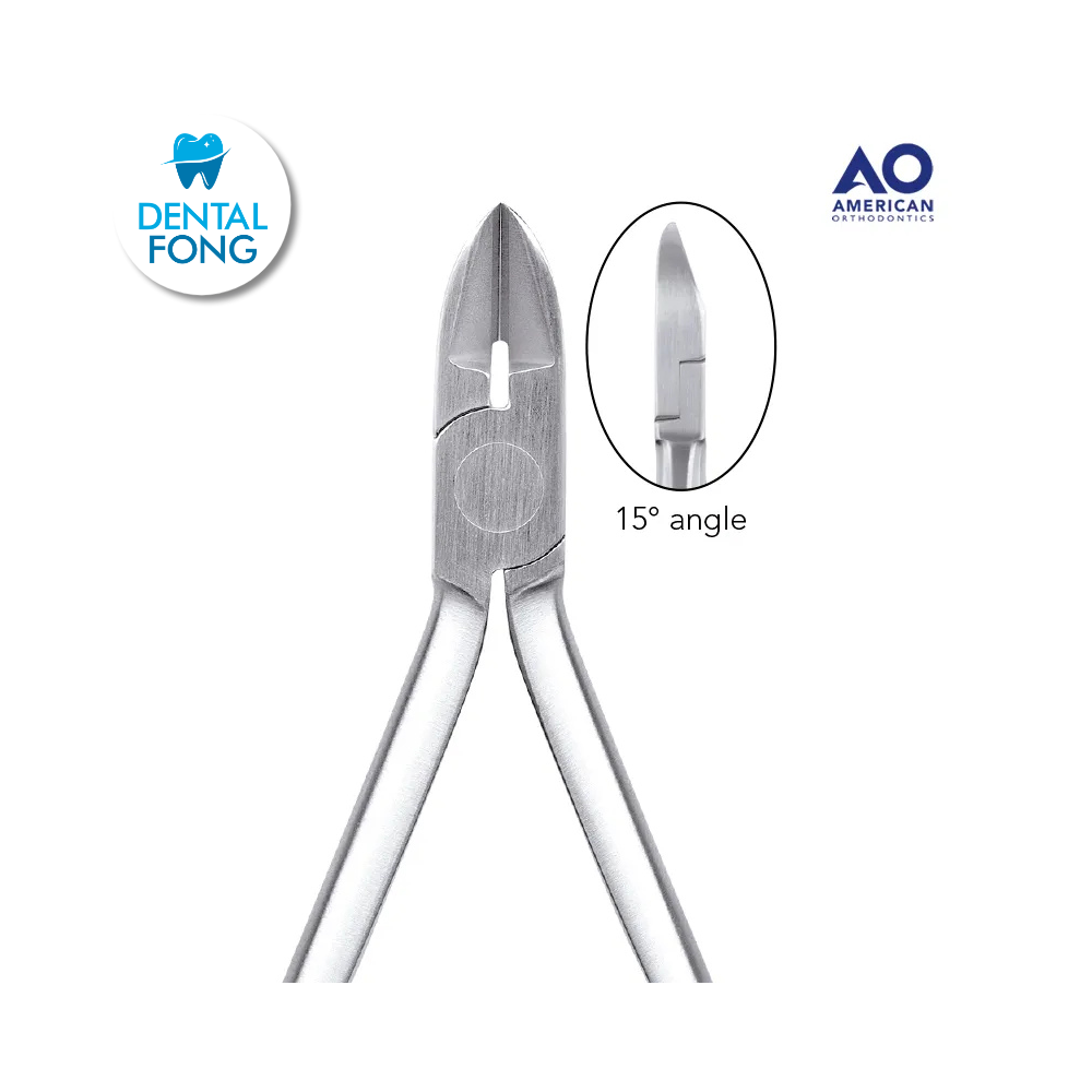 PINZA CORTE HARD ANGULADA 15° MAX .022 X .028 LUNO