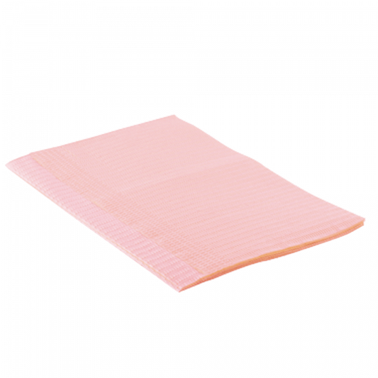 TOALLA INTER 2 HOJAS, DURAZNO C/500