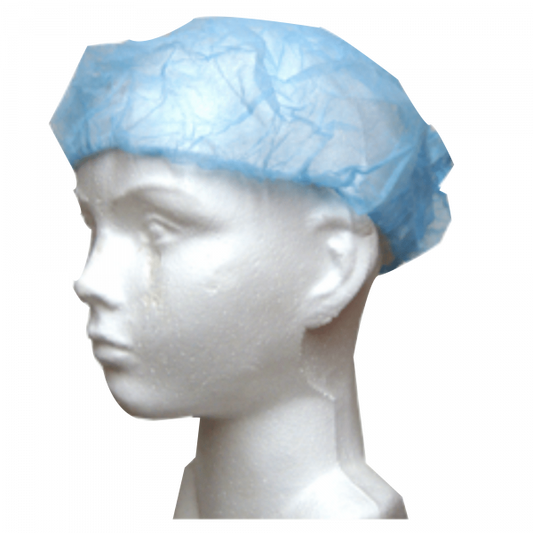 GORROS ELÁSTICOS DESECHABLES ESPIRAL AZUL