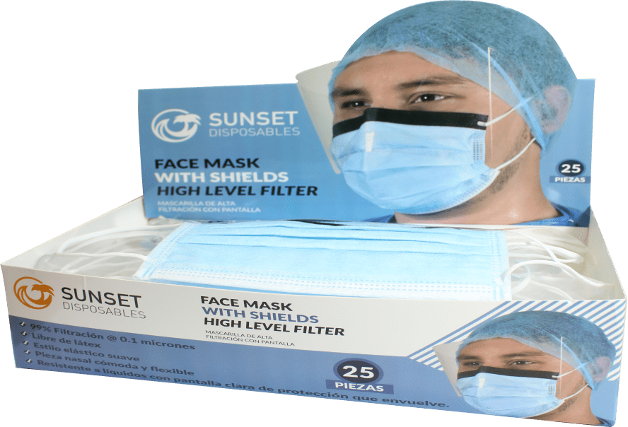 SS EARLOOP MASK / MASCARILLA CON PANTALLA