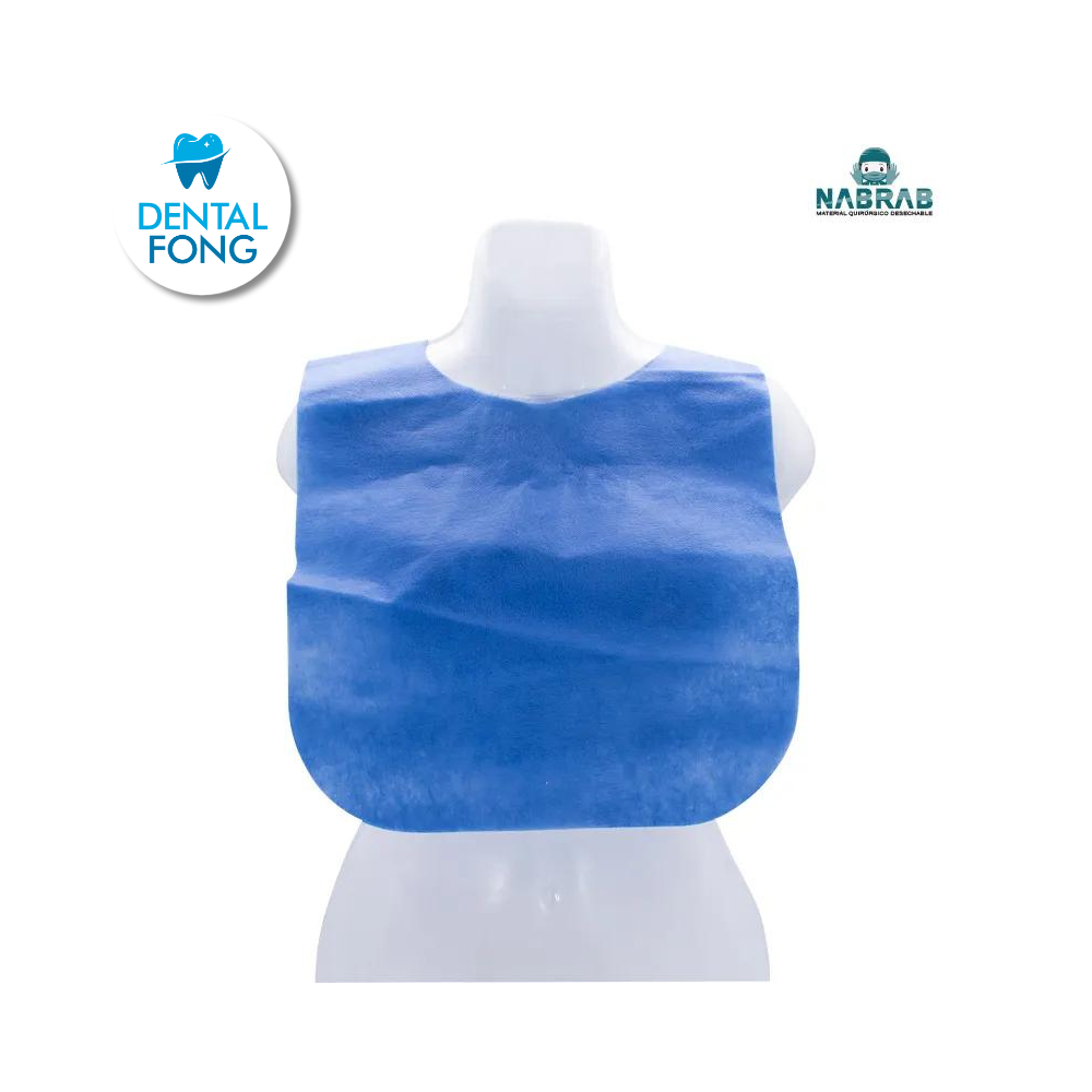 BABERO DESECHABLE AZUL CON 50 32x50 cm KORT