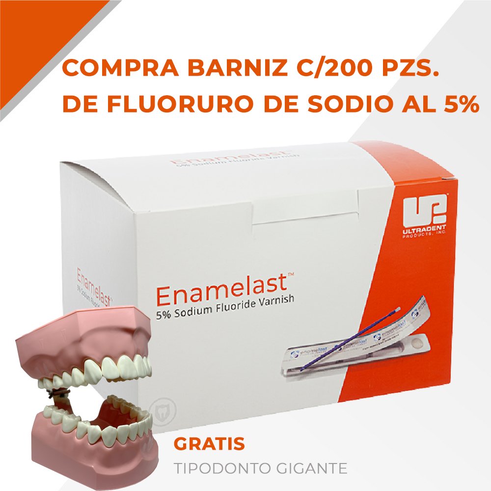 BARNIZ DE FLUORURO DE SODIO AL 5% – ENAMELAST