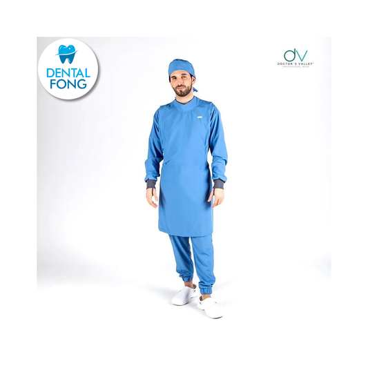 BATA IMPERMEABLE HOMBRE CIELO G/EG C/EST. Y COFIA DE REGALO (DOCTORS VALLEY)