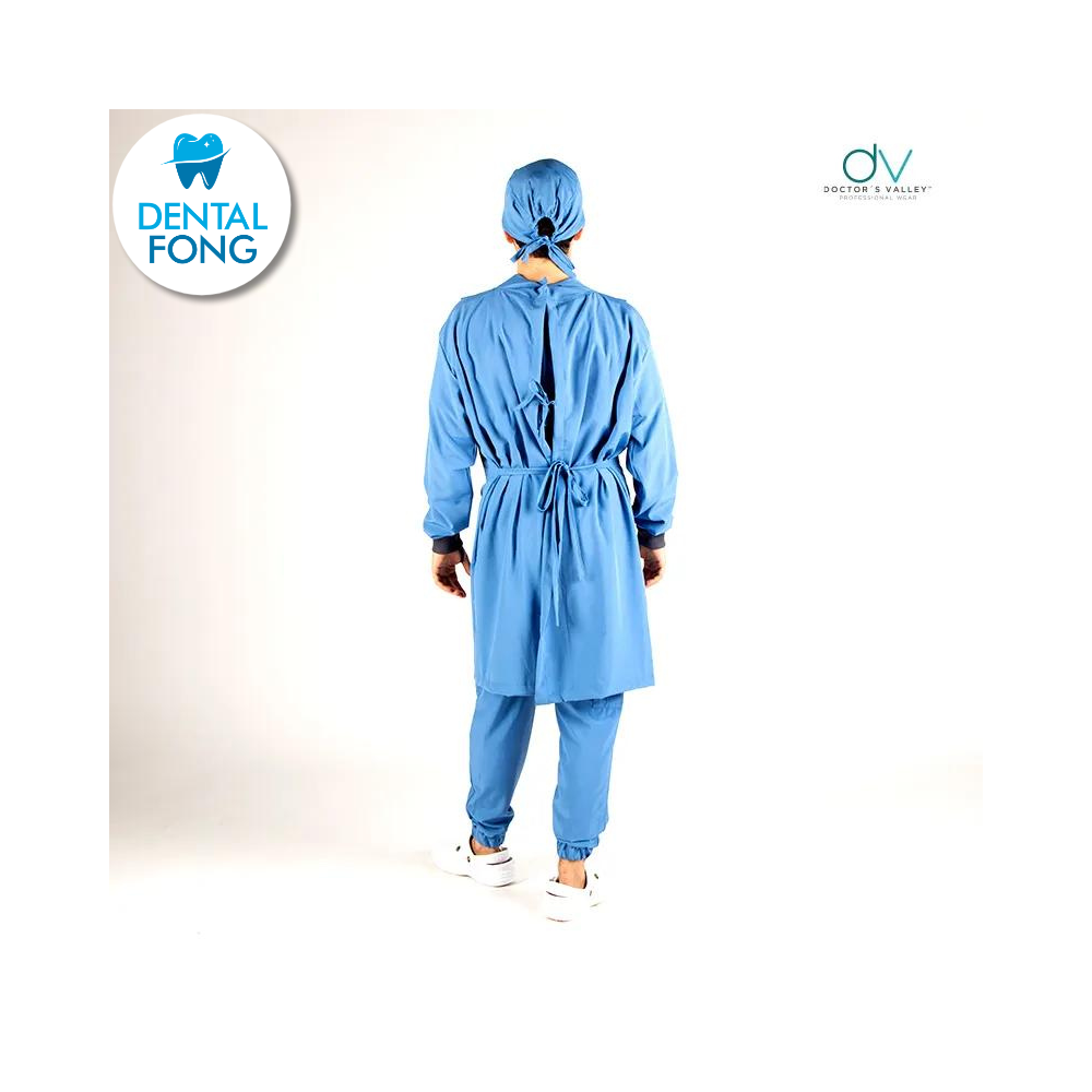 BATA IMPERMEABLE HOMBRE CIELO G/EG C/EST. Y COFIA DE REGALO (DOCTORS VALLEY)