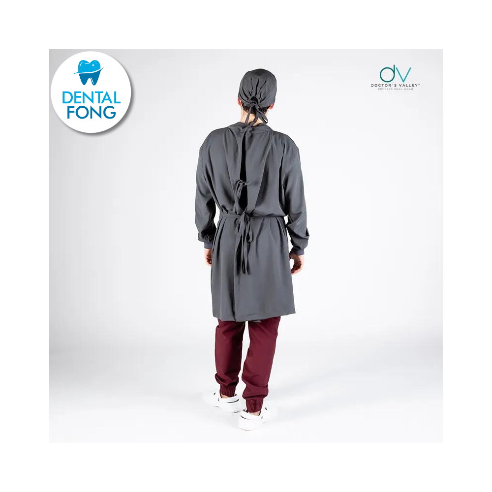 BATA IMPERMEABLE HOMBRE GRIS OXFORD G/EG C/EST. Y COFIA DE REGALO (DOCTORS VALLEY)