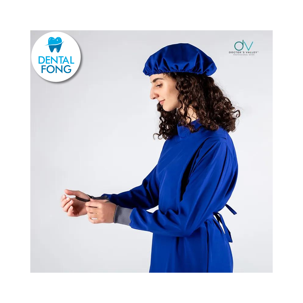 BATA IMPERMEABLE MUJER AZUL REY CH/ M C/EST. Y COFIA DE REGALO (DOCTORS VALLEY)