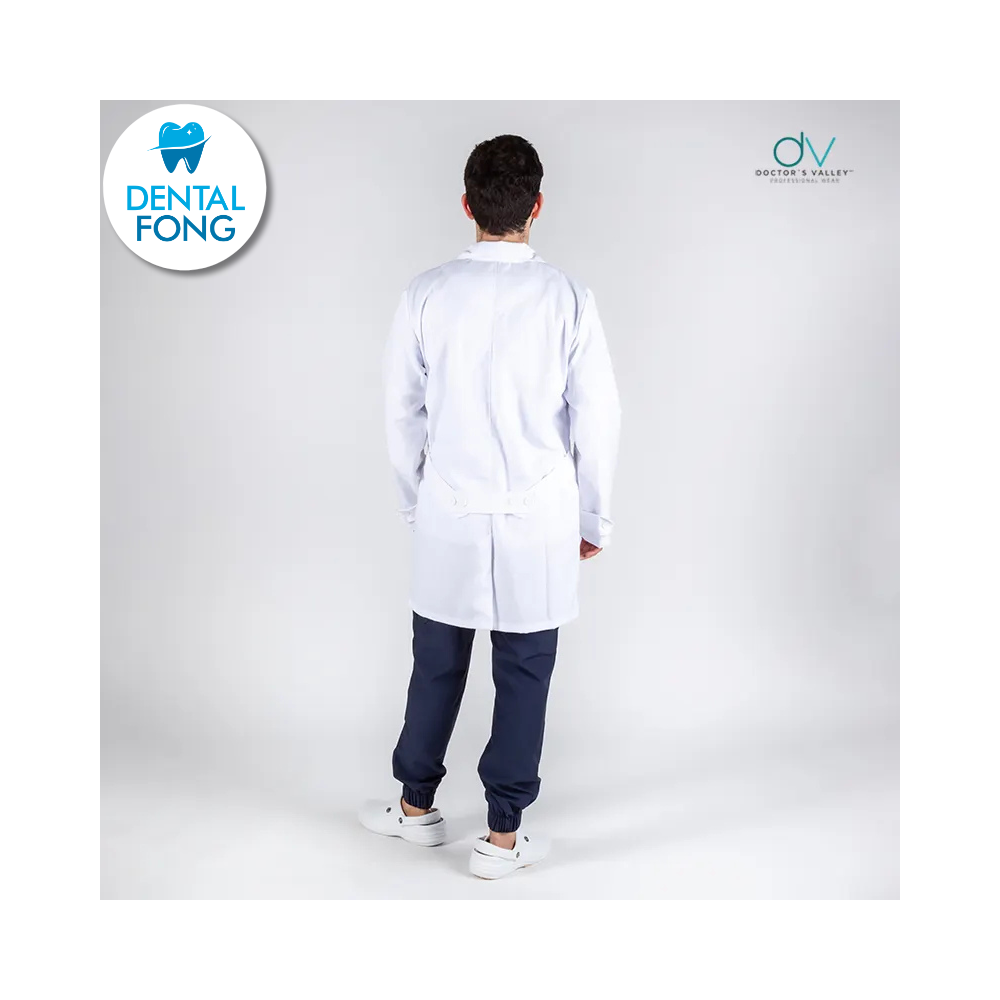 BATA LARGA BLANCA HOMBRE TALLA MEDIANA (DOCTORS VALLEY)