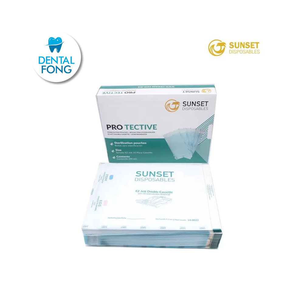 BOLSA PARA ESTERILIZAR CASSETE EZ-JETT CON 200