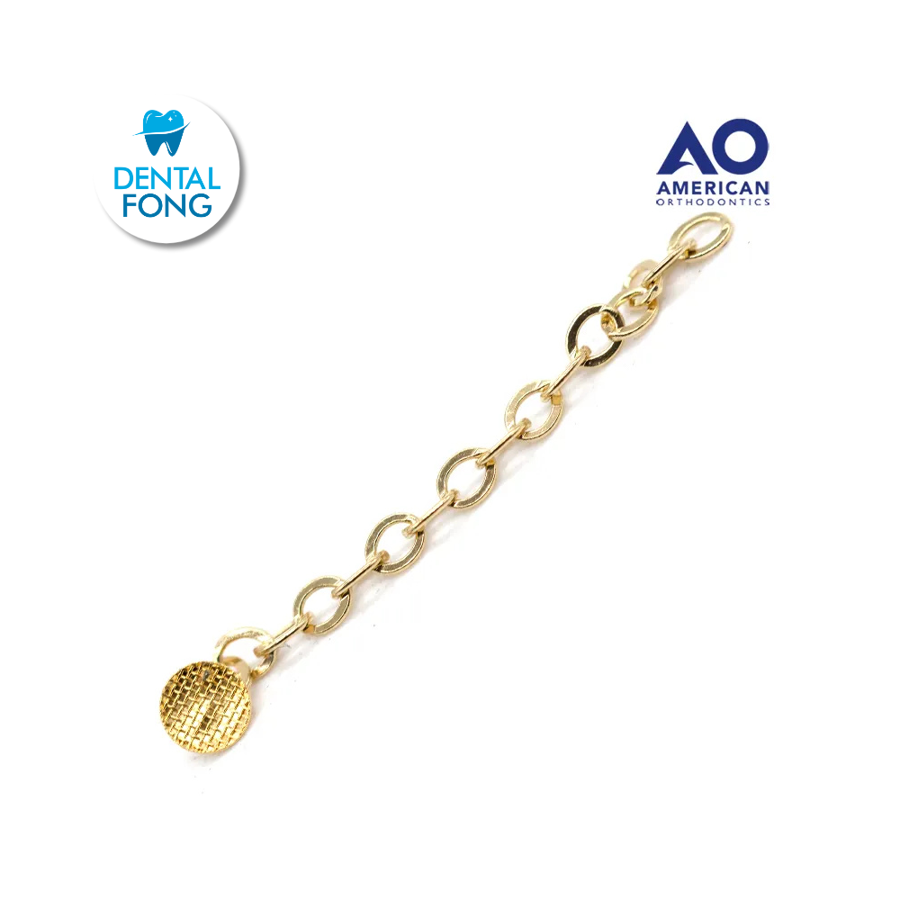 BOTON CON CADENA GOLD