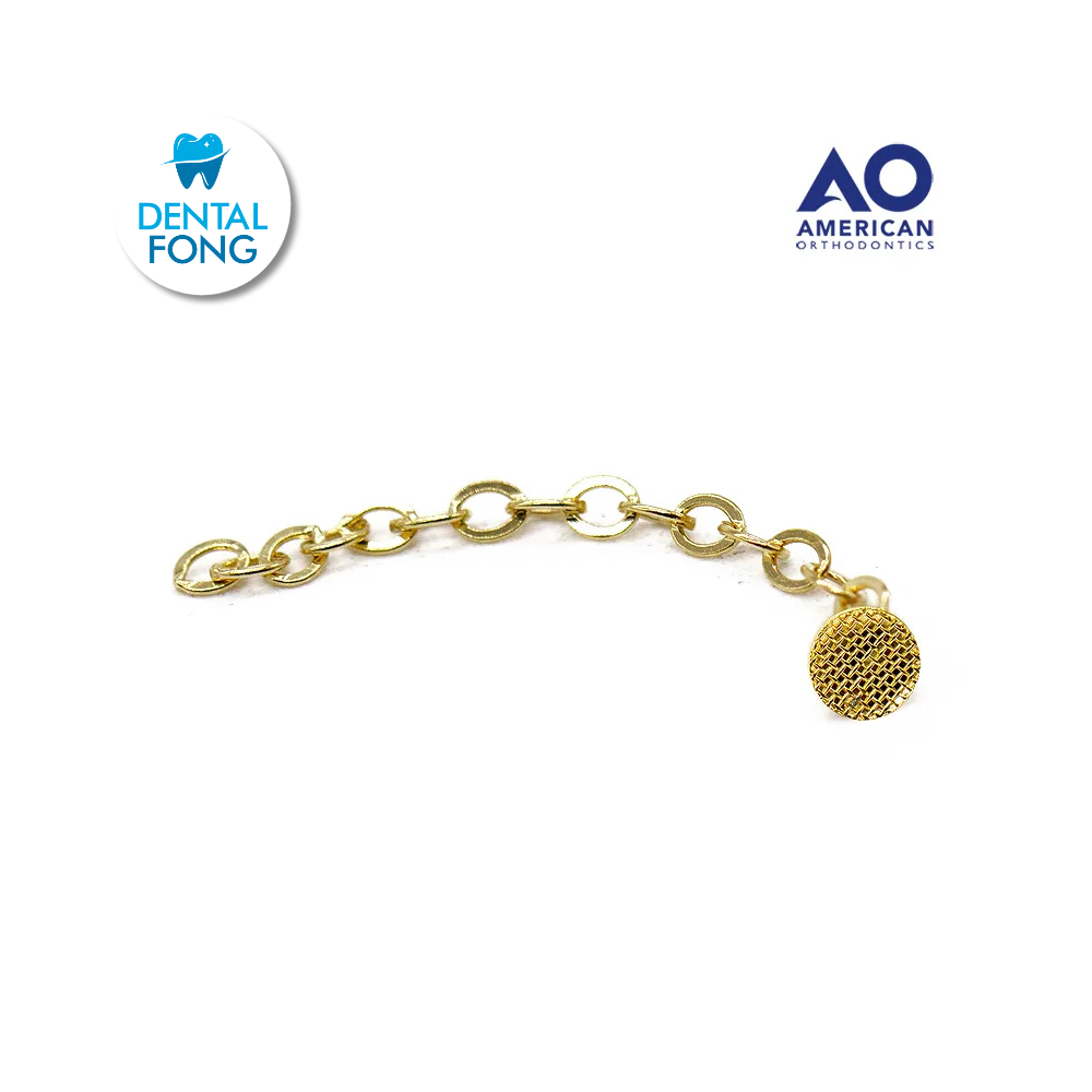 BOTON CON CADENA GOLD
