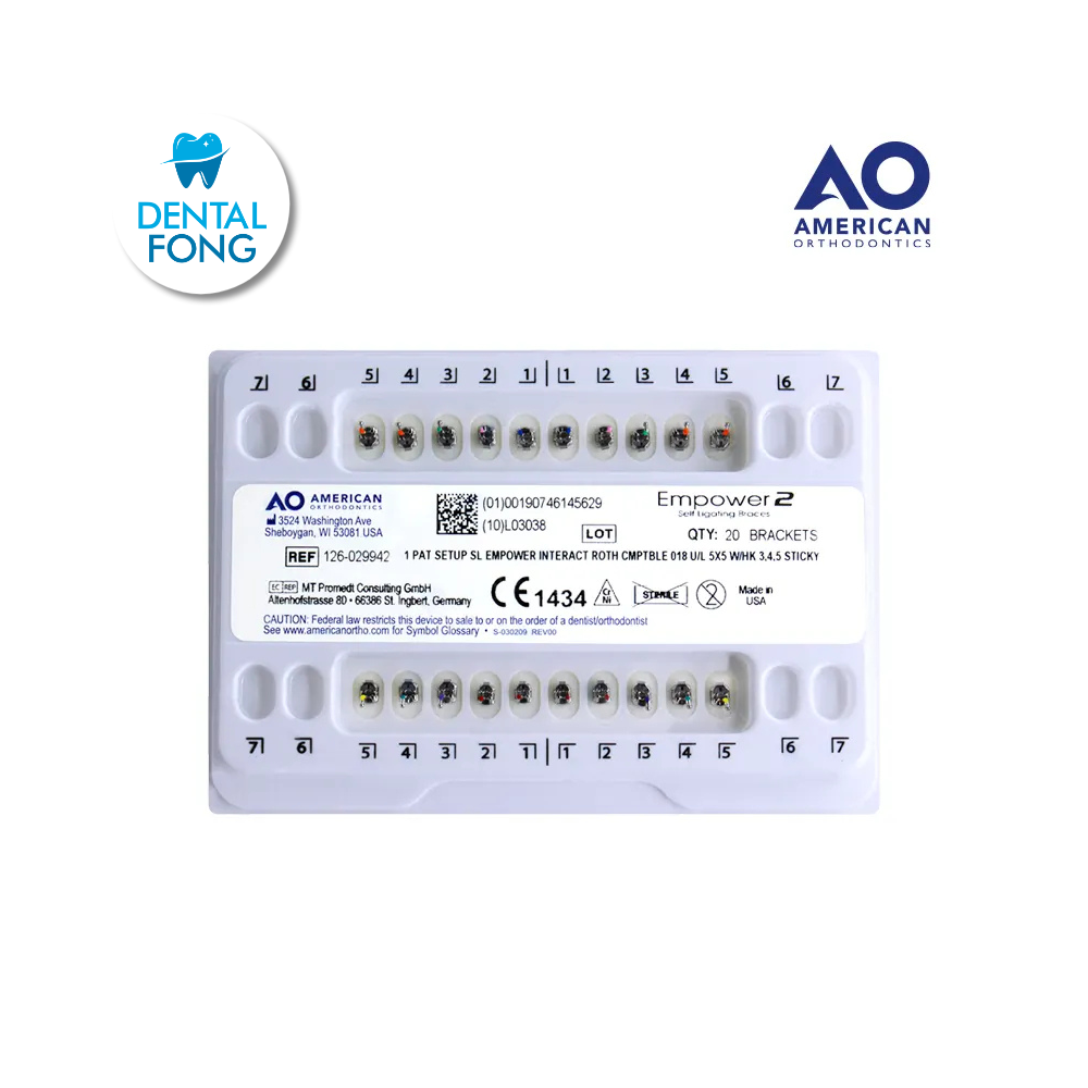 BRACKETS AUTOLIGADO EMPOWER .018 JGO ROTH INTERACTIVO.