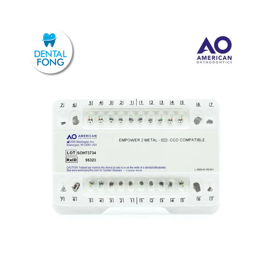 BRACKETS AUTOLIGADO EMPOWER .022 JGO CCO INTERACTIVO C/T 6 Y 7