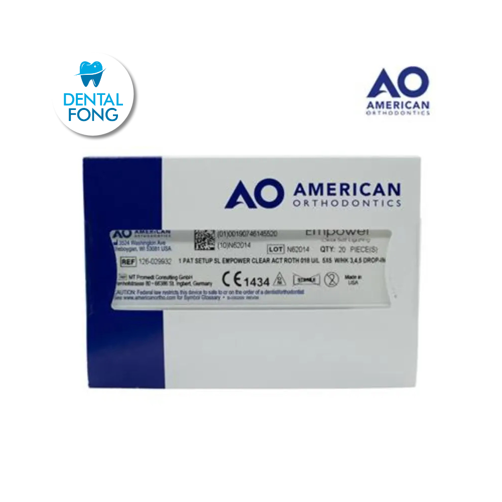 BRACKETS CLEAR CERAMICO AUTOLIGADO .018 JGO. ROTH