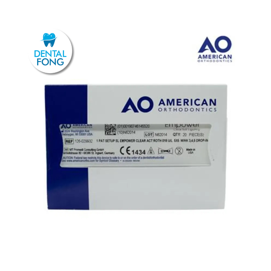 BRACKETS CLEAR CERAMICO AUTOLIGADO .018 JGO. ROTH