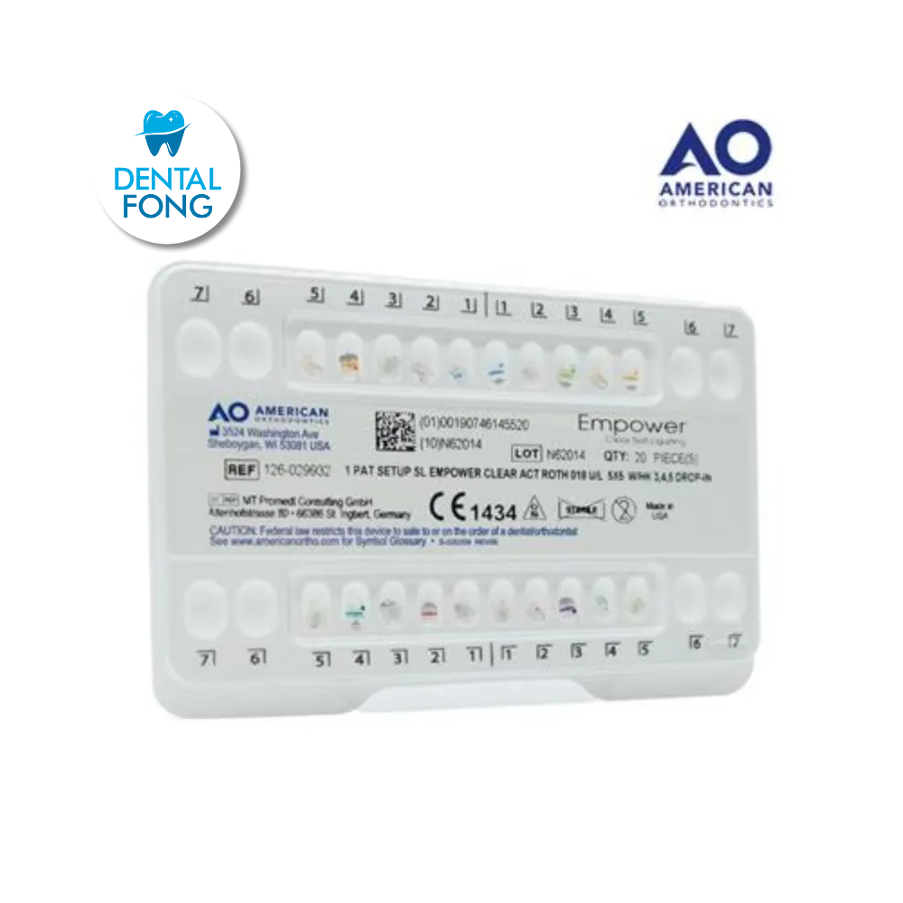 BRACKETS CLEAR CERAMICO AUTOLIGADO .018 JGO. ROTH