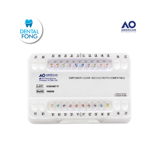 BRACKETS CLEAR CERAMICO AUTOLIGADO .022 JGO. CCO