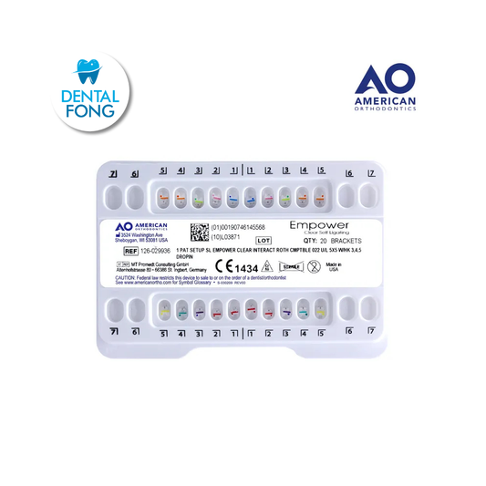 BRACKETS CLEAR CERAMICO AUTOLIGADO .022 JGO. ROTH