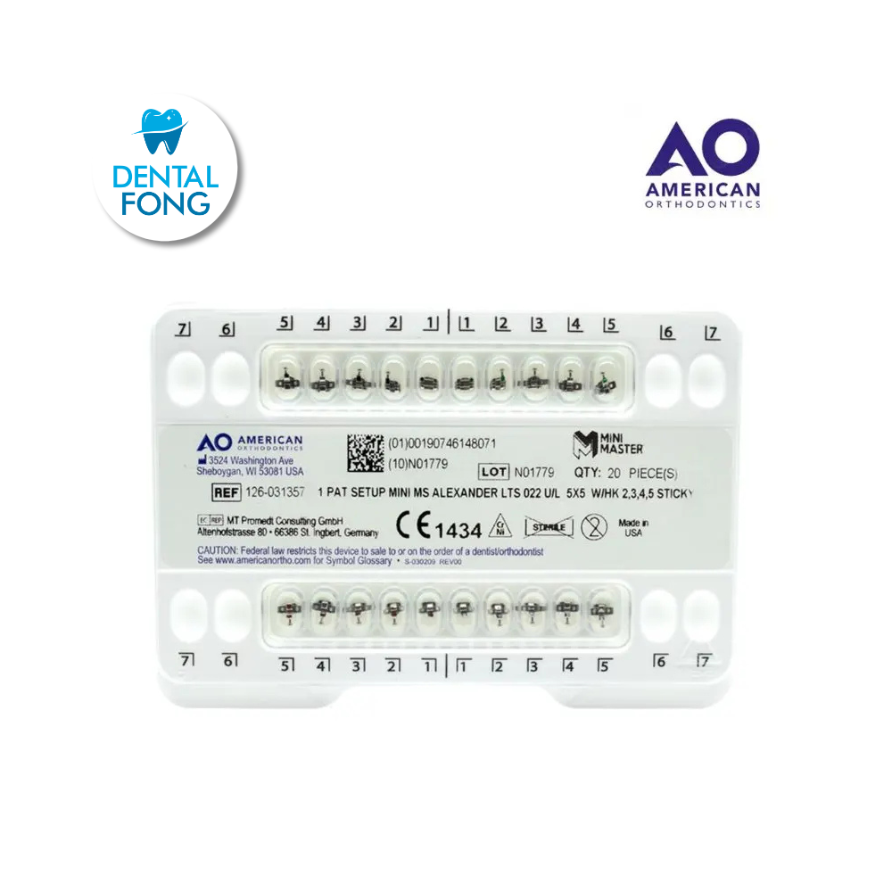 BRACKETS MINI ALEXANDER .022 JGO