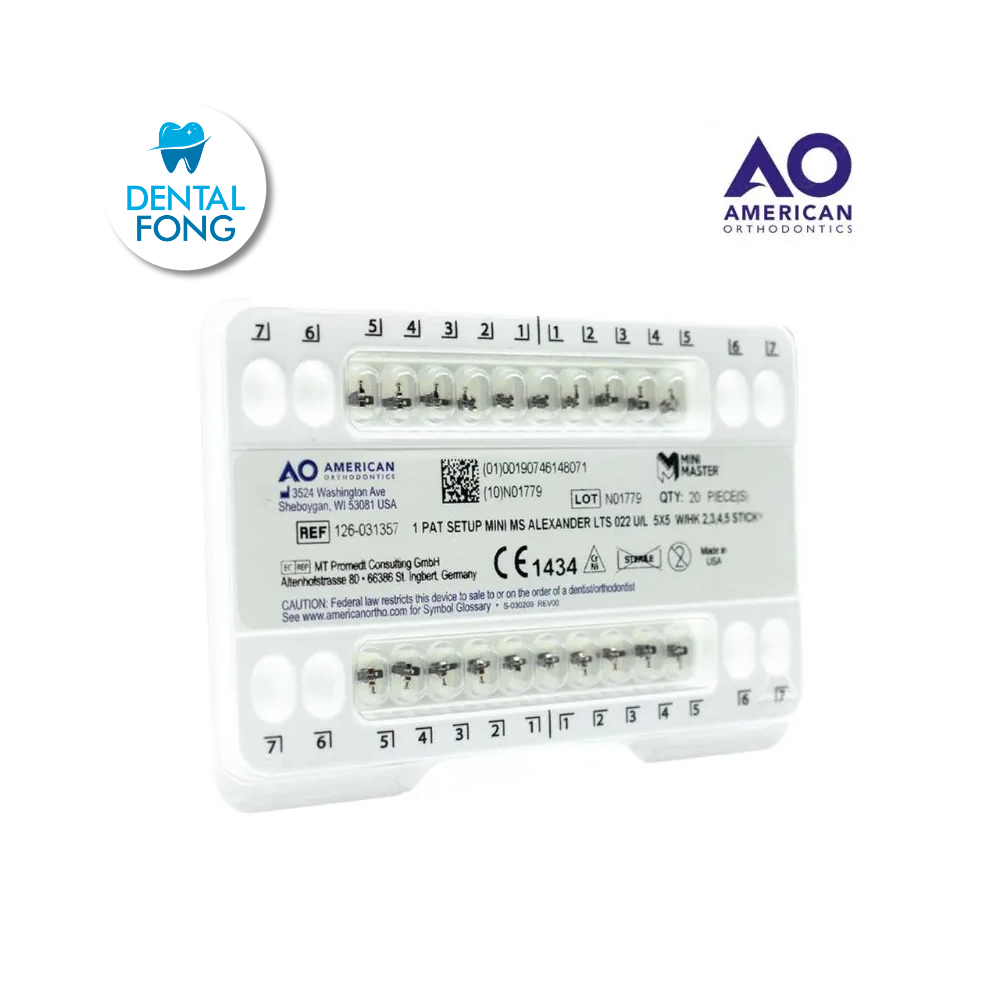 BRACKETS MINI ALEXANDER .022 JGO