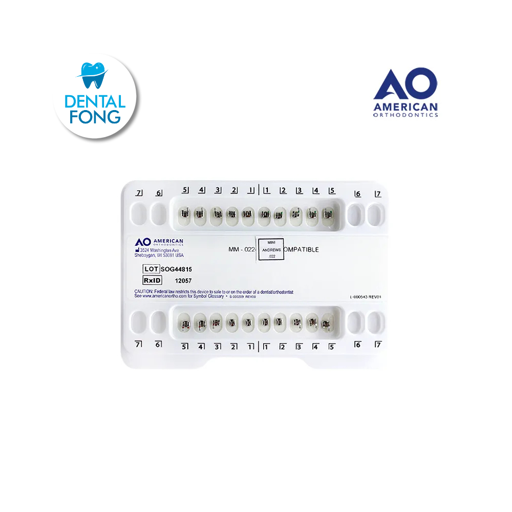 BRACKETS MINI ANDREWS .022 JGO.