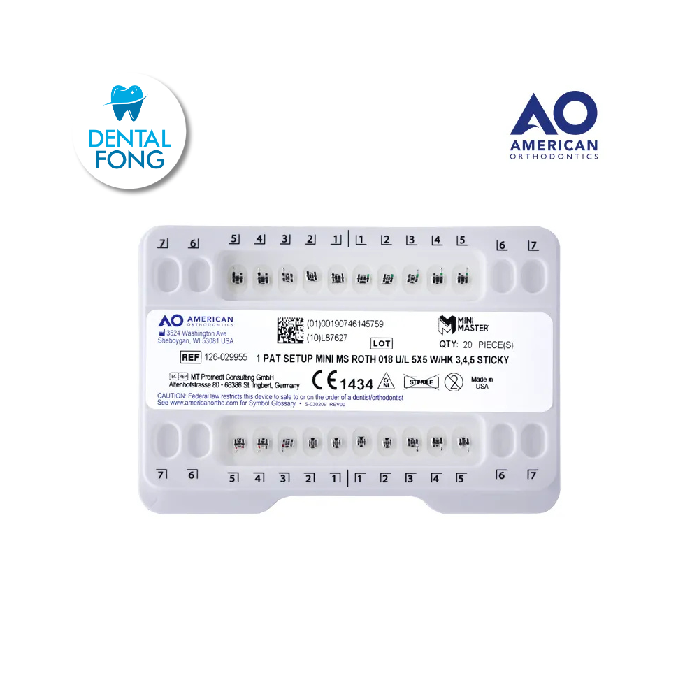 BRACKETS MINI ROTH .018 JGO