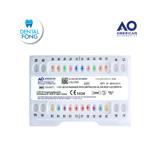 BRACKETS RADIANCE (ZAFIRO) .022 JGO. ROTH.