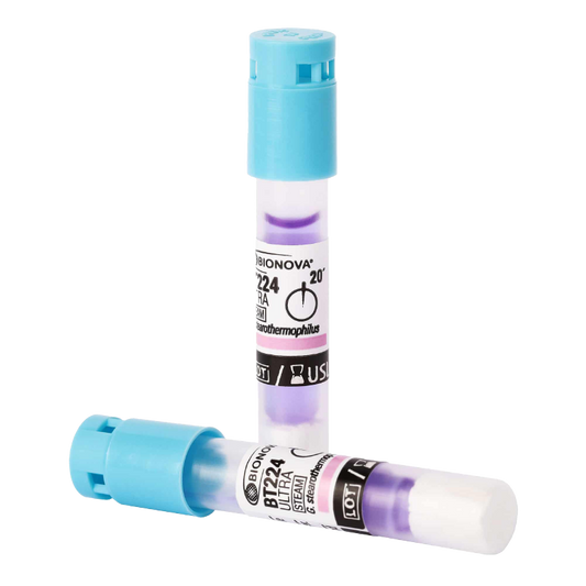 BT224 Indicadores biológicos a vapor – Lectura en 20min