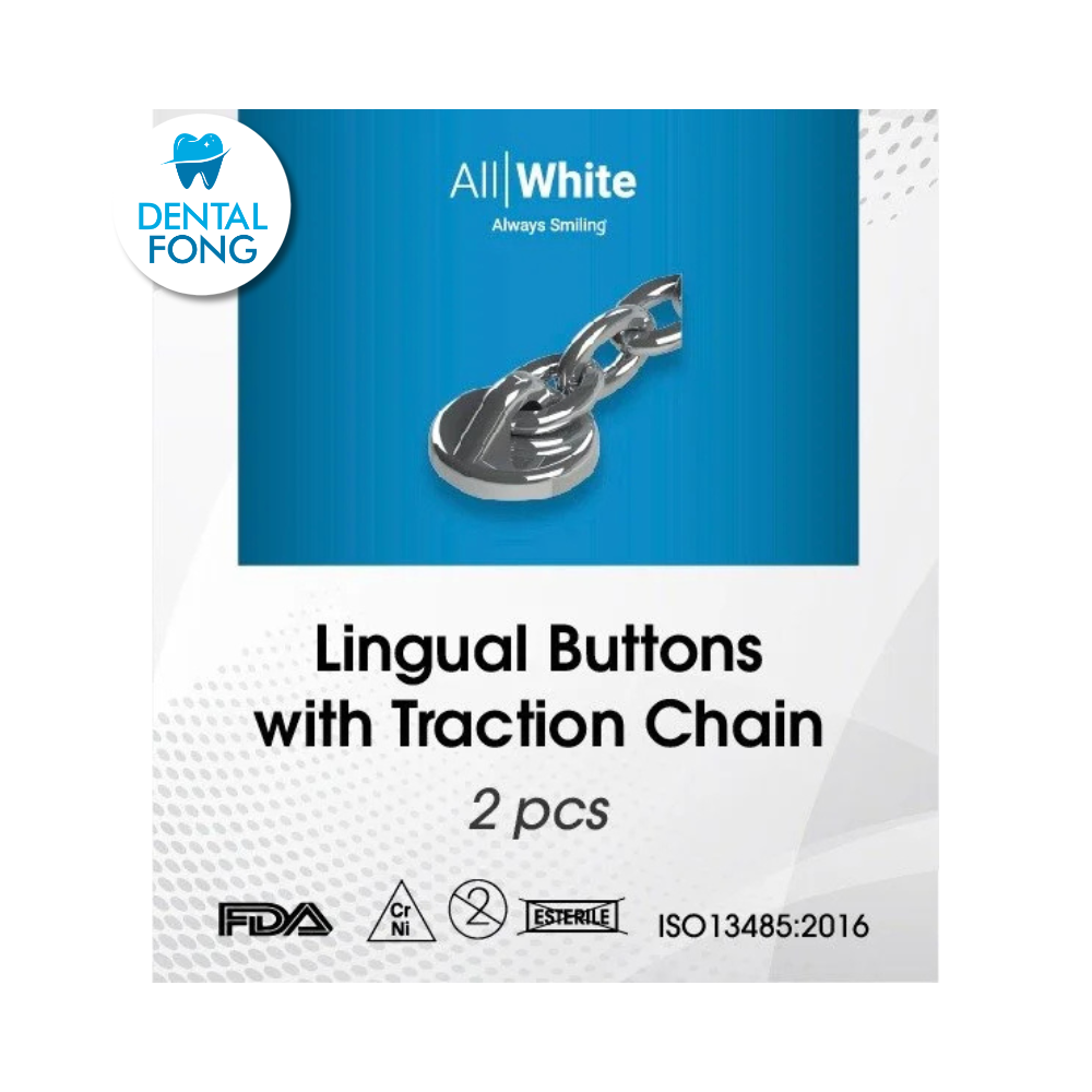 Botones linguales con cadena