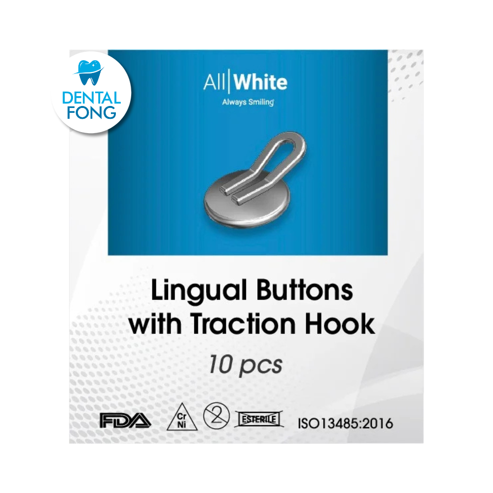Botones linguales con lazo de tracción