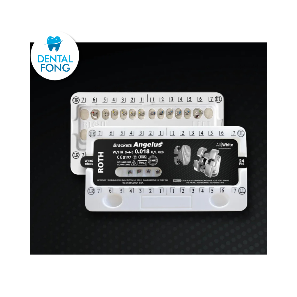 Brackets AllWhite Angelus + Tubos primer molar