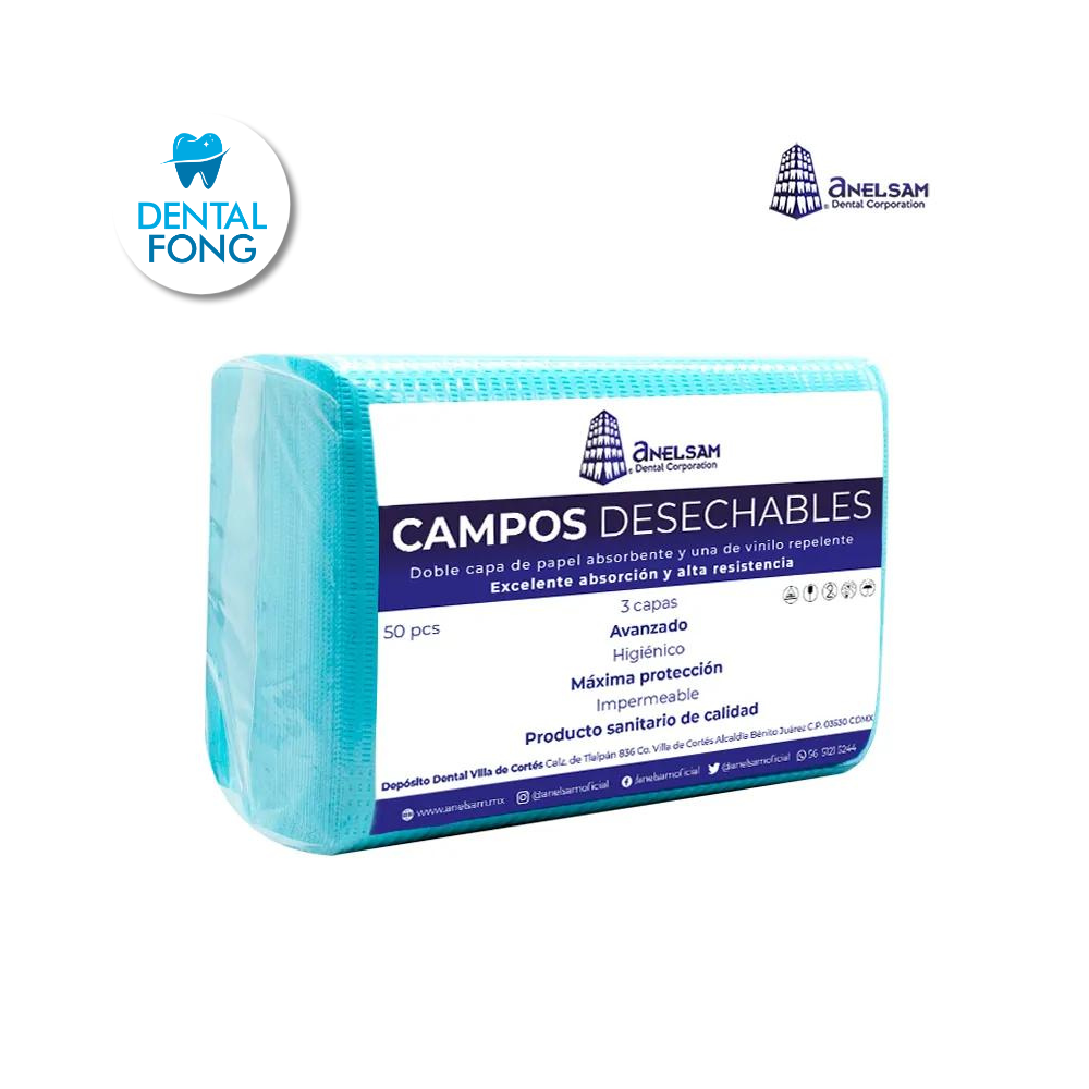 CAMPOS BOLSA CON 50 AZUL CLARO ANELSAM