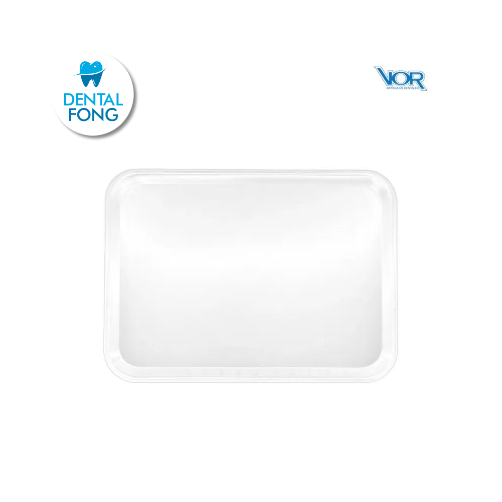 CHAROLA PARA INSTRUMENTAL LISA BLANCA (VOR)